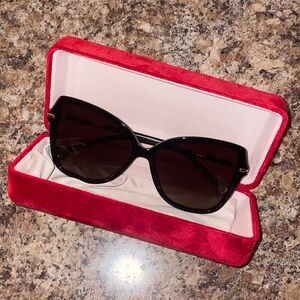 Carolina Herrera Black Sunglasses